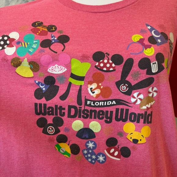 Disney Walt Disney World Theme Park Graphic T-Shirt Sz XL - Picture 6 of 7